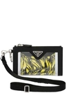 PRADA BANANA PRINT CARDHOLDER POCKET