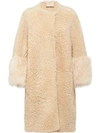 PRADA SHEARLING OVERSIZED COAT