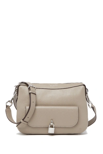 Marc Jacobs Lock That Leather Messenger Bag In Mink