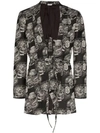Comme Des Garçons Homme Deux Comme Des Garcons Homme Plus Black Buy Or Die Blazer In Black