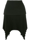 DION LEE PLEATED MINI SKIRT