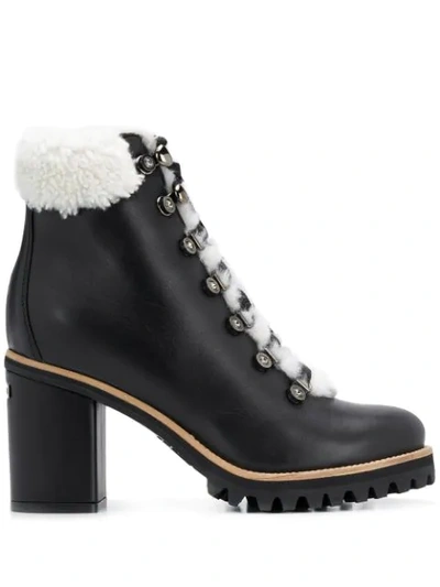 Le Silla Hiking-style Ankle Boots In Black