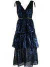 SELF-PORTRAIT SEQUIN EMBROIDERED DRESS