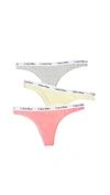 CALVIN KLEIN UNDERWEAR CAROUSEL THONG 3 PACK
