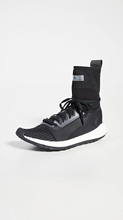 Adidas By Stella Mccartney Ultraboost Hd 运动鞋 – Black  White & Iron In Black
