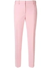 N°21 Nº21 TAPERED TAILORED TROUSERS - PINK