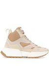 MM6 MAISON MARGIELA PANELLED HI-TOP SNEAKERS