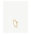 ASTLEY CLARKE LINIA 18CT YELLOW GOLD-PLATED MINI MOONSTONE RING