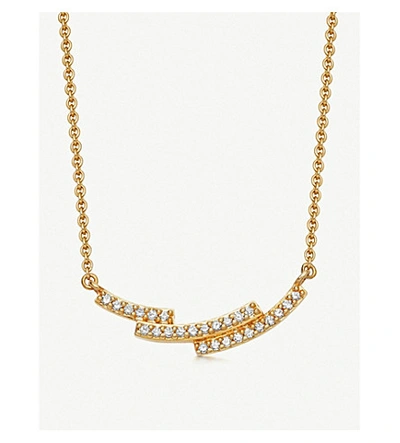 Astley Clarke Icon Scala 14ct Gold And Pavé-set Diamond Necklace