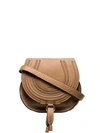 CHLOÉ CHLOÉ MINI MARCIE SHOULDER BAG - 棕色