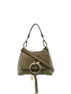 SEE BY CHLOÉ SEE BY CHLOÉ RING DETAIL SHOULDER BAG - 绿色
