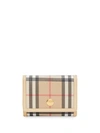 BURBERRY SMALL VINTAGE CHECK FOLDING WALLET