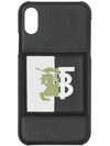 BURBERRY LOGO-PATCH IPHONE X/XS CASE