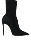Le Silla Eva Pointed-toe Ankle Boots In Black