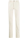 Incotex Cotton-blend Slim-leg Chino Trousers In Neutrals