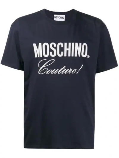 Moschino Logo T-shirt - 蓝色 In Blue