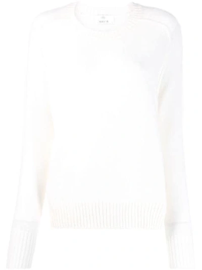 Allude Crew-neck Cashmere Sweater - 白色 In 40 White