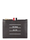 THOM BROWNE LEATHER COIN PURSE,MAW101A5808 015