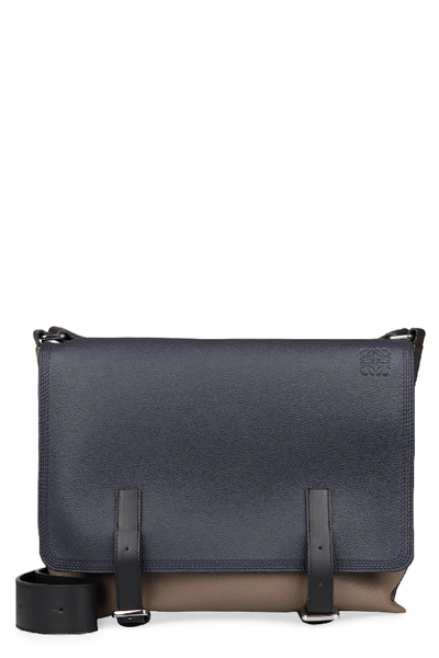 Loewe Leather Crossbody Bag In Multicolor