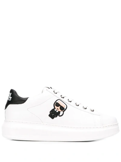 Karl Lagerfeld Kapri Karl Ikonik Sneakers In White