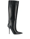 VERSACE KNEE-HIGH STILETTO BOOTS