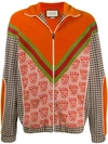 GUCCI MULTI-FABRIC ZIP-UP JACKET