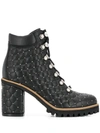 Le Silla St. Moritz Trekking Boots In Black