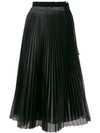 FORTE FORTE PLEATED MIDI SKIRT