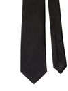 Prada Triangle Logo-embroidered Striped Wool Tie In Black