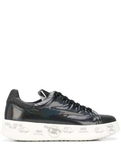 Premiata Belle Platform Sole Trainers In Black