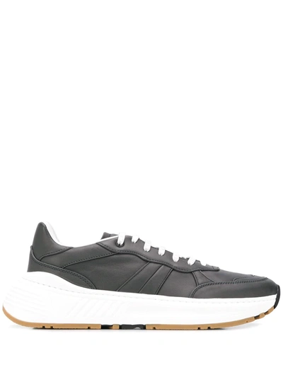 Bottega Veneta Speedster Low-top Sneakers In Grey