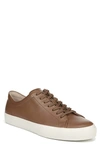 Vince Men's Farrell Smooth Leather Low-top Sneakers In Luggage