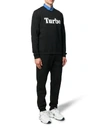 Msgm Printed Turbo Cotton Jersey Sweatshirt In Black