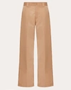 VALENTINO VALENTINO UOMO STRAIGHT FIT PANTS MAN CAMEL  50