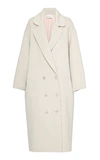 Mansur Gavriel Oversized Double-breasted Wool Coat In Neutral