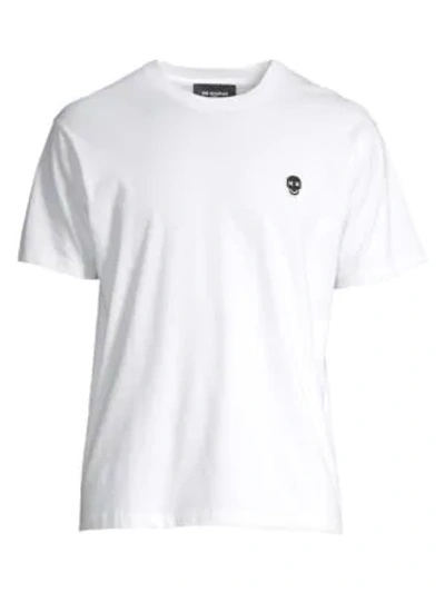 The Kooples Short-sleeve Cotton T-shirt In White