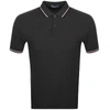 Fred Perry Twin Tipped Polo T Shirt Grey In Grey