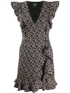 GIAMBATTISTA VALLI RUFFLED TWEED DRESS