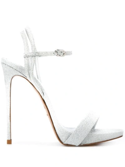 Le Silla Gwen Sandals In Silver