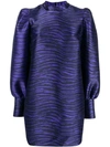 The Andamane Baylee Dress In Purple ,black