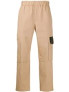 KENZO CROPPED CARGO TROUSERS