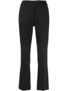 QUELLE2 CROPPED KICK-FLARE TROUSERS