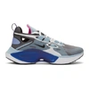 NIKE NIKE GREY AND BLUE SIGNAL D/MS/X SNEAKERS