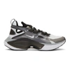 NIKE NIKE GREY AND WHITE SIGNAL D/MS/X SNEAKERS