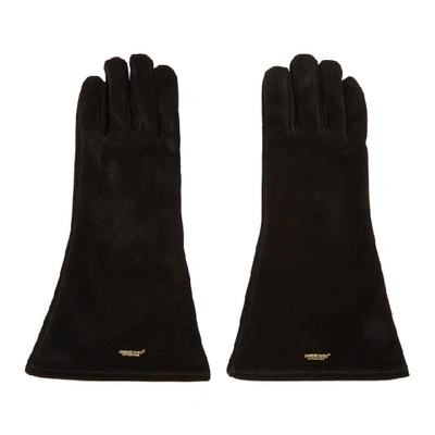 Undercover Panelled Gloves In Black