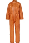 FERRAGAMO LEATHER JUMPSUIT