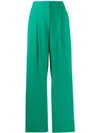 Chinti & Parker High-waisted Trousers In Green
