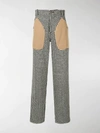 LOEWE HOUNDSTOOTH PATCH POCKET TROUSERS,H2292170DF14335833