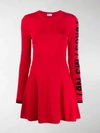 RED VALENTINO RED(V) "FORGET ME NOT" FLARED DRESS,SR0KD10245514370797