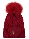 MONCLER RIBBED BEANIE,11052976